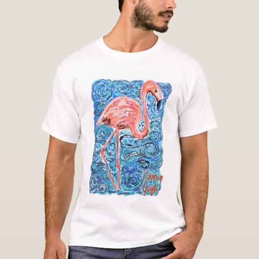 Flamingoghの最高傑作 Tシャツ (正面)