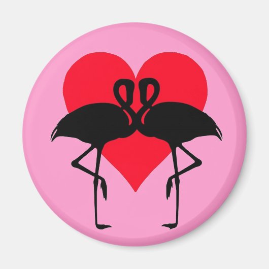 FlamingoLove1マグネット マグネット (正面)