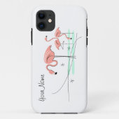 Flamingos海トリオ3 '名前' iPhone 11タフ Case-Mate iPhoneケース (裏面)