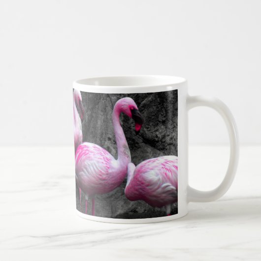 ~Flamingos~のピンクのフラミンゴは、それをカスタマイズ! コーヒーマグカップ (右)