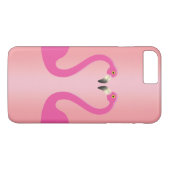 Flamingos キスをする iPhone 7 Plusケースバラ金ゴールド Case-Mate iPhoneケース (裏面(横))