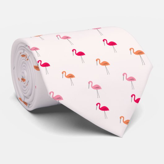 Flamingos  ネクタイ (ロール)