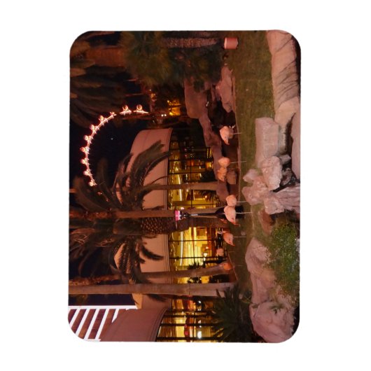 Flamingos、ラスベガスのフォトマグネット マグネット (縦)