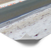 Flamingos at Salar del Huasco，チリ ポスター (角)