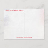 Flamingos Happy 250th Birthday America July 4th ポストカード (裏面)