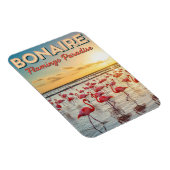 Flamingos in Bonaire Dutch Caribbean マグネット (右側)