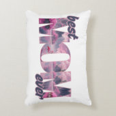 Flamingos in einer Traumwelt - best Mom ever アクセントクッション (正面(垂直))