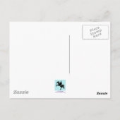 Flamingos in Knitted Hats ポストカード (裏面)