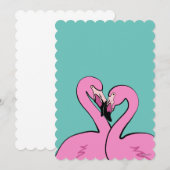 Flamingos Invitation 招待状 (正面/裏面)