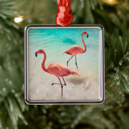 Flamingos Ornament メタルオーナメント
