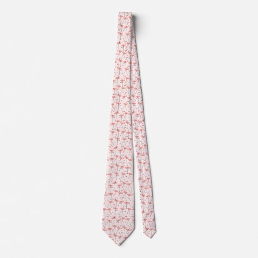 Flamingos Pink tie ネクタイ (正面)