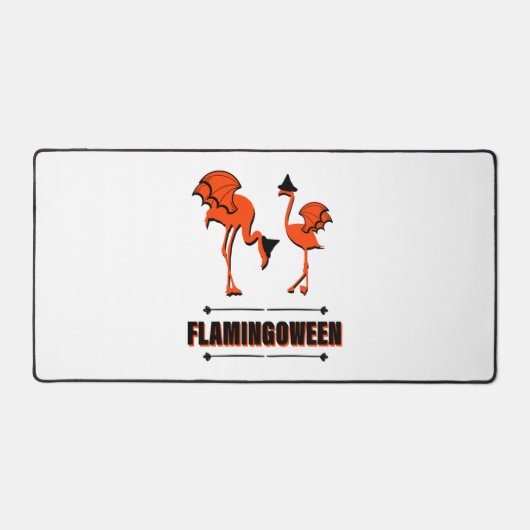 Flamingoween – ハロウィーン デスクマット (正面)
