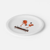 Flamingoween – ハロウィーン ペーパープレート (アングル)