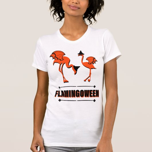 Flamingoween – ハロウィーン tシャツ (正面)