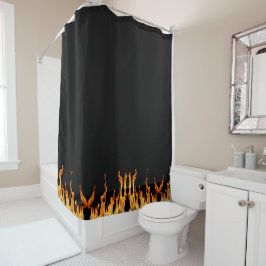 Flammen – Flamme – Flame – Flames – Feuer – Fire シャワーカーテン