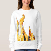 Flammen – Flamme – Flame – Flames – Feuer – Fire T スウェットシャツ (正面)
