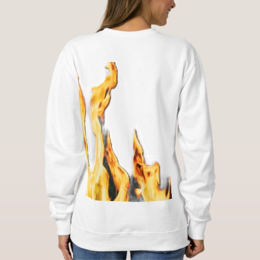 Flammen – Flamme – Flame – Flames – Feuer – Fire T スウェットシャツ (裏面)