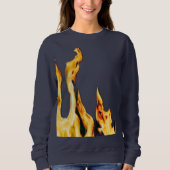 Flammen – Flamme – Flame – Flames – Feuer – Fire T スウェットシャツ (正面)