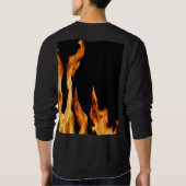 Flammen – Flamme – Flame – Flames – Feuer – Fire T スウェットシャツ (裏面)