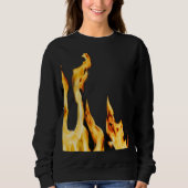Flammen – Flamme – Flame – Flames – Feuer – Fire T スウェットシャツ (正面)