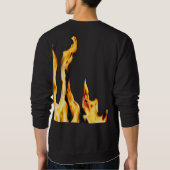 Flammen – Flamme – Flame – Flames – Feuer – Fire T スウェットシャツ (裏面)