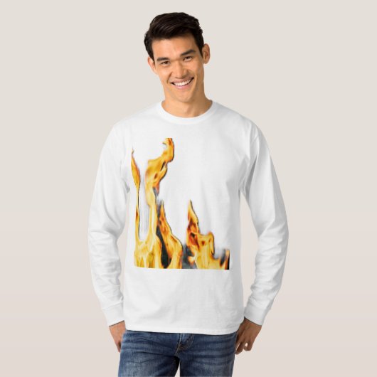 Flammen – Flamme – Flame – Flames – Feuer – Fire T Tシャツ (正面フル)