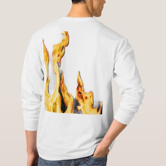 Flammen – Flamme – Flame – Flames – Feuer – Fire T Tシャツ (裏面)