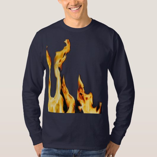 Flammen – Flamme – Flame – Flames – Feuer – Fire T Tシャツ (正面)