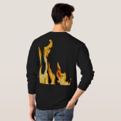 Flammen – Flamme – Flame – Flames – Feuer – Fire T Tシャツ (裏面フル)