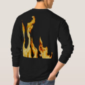 Flammen – Flamme – Flame – Flames – Feuer – Fire T Tシャツ (裏面)