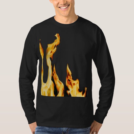 Flammen – Flamme – Flame – Flames – Feuer – Fire T Tシャツ (正面)