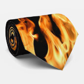 Flammen - Flamme - Flames - Feuer - Fire ネクタイ (ロール)