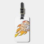 Flammingの怒っている野球 ラゲッジタグ (正面縦)