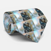 Flammulatedのフクロウ ネクタイ (ロール)