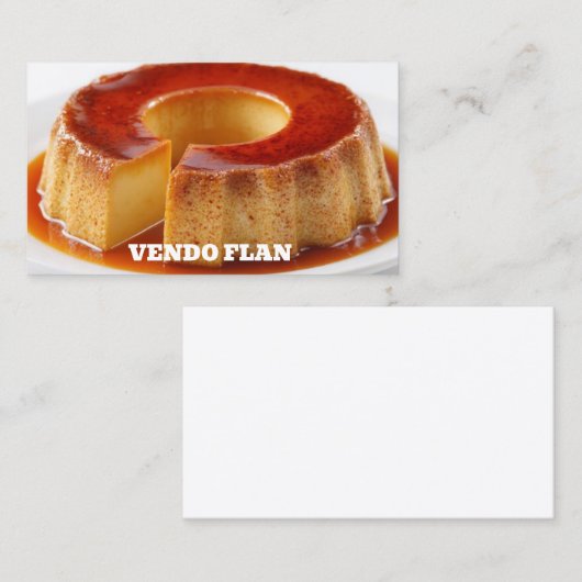 Flan mexicano 名刺 (正面/裏面)