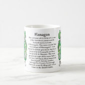 Flanagan、起源、意味および頂上 コーヒーマグカップ (中央)