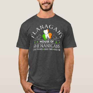 Flanagan  House of Shenanigans St Patricks Day Tシャツ