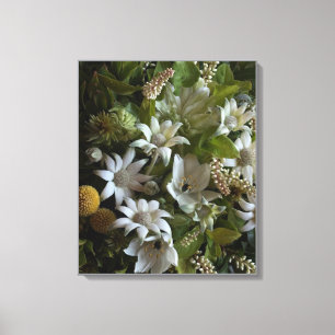 Flannel Flower Velvet Texture Fine Art Canvas キャンバスプリント