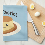 Flantastic! かわいいFLAN キッチンタオル (四つ折り)