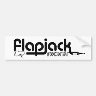 Flapjackの白いバンパーステッカー バンパーステッカー