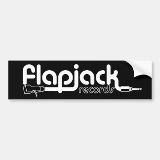 Flapjackの黒いバンパーステッカー バンパーステッカー