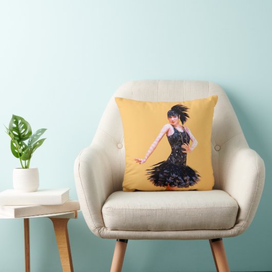 Flapper Dancing Vintage クッション (椅子)