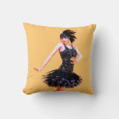 Flapper Dancing Vintage クッション (正面)