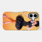 Flapper Dancing Vintage iPhone 16ケース (裏面横)