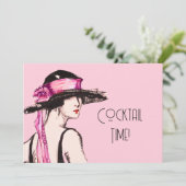Flapper Girl Cocktail Party 招待状 (スタンド正面)
