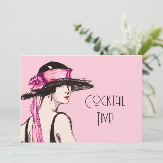 Flapper Girl Cocktail Party 招待状 (スタンド正面)
