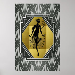 flapper girl poster ポスター