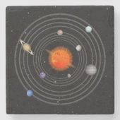 Flareシ太陽のステ太陽のム ストーンコースター (正面)