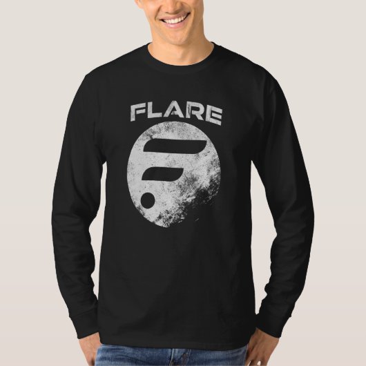 FLAREネットワーク火花トークンリップルコインXrp元帳D Tシャツ (正面)