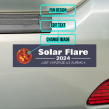 Flare 太陽の 2024バンパーステッカー